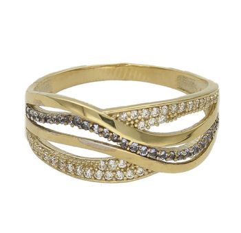 Złoty pierścionek szeroki z szarą cyrkonią pr 333 PI 6078A 333. złoty pierścionek w nietypowej odsłonie świetnie się sprawdzi na prezent . Pierścionek z szarą i białą cyrkonią (1).jpg